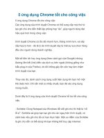 Tài liệu 5 ứng dụng Chrome tốt cho công việc pdf