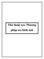 Tài liệu Thủ thuật seo: Phương pháp SEO hình ảnh pdf