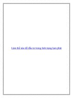 Tài liệu Làm thế nào để đầu tư trong tình trạng lạm phát pdf