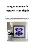 Tài liệu Trang trí nhà mình ấn tượng với tranh cắt giấy doc