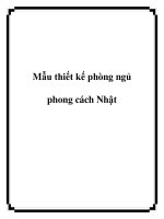 Tài liệu Mẫu thiết kế phòng ngủ phong cách Nhật docx