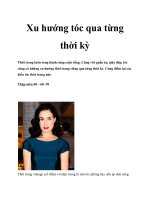 Tài liệu Xu hướng tóc qua từng thời kỳ ppt