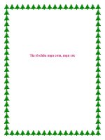 Tài liệu Tía tô chữa mụn cơm, mụn cóc. pptx