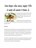 Tài liệu Ẩm thực cầu may ngày Tết ở một số nước Châu Á pdf