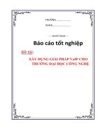 xây dụng giải pháp voip cho trường đại học công nghệ