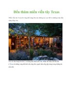 Tài liệu Đến thăm miền viễn tây Texas doc