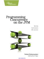 Tài liệu Programming Concurrency on the JVM ppt