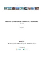 Tài liệu SCREENING OF WASTE MANAGEMENT PERFORMANCE OF EU MEMBER STATES doc