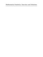Tài liệu Mathematical Statistics: Exercises and Solutions doc