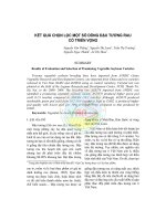 Tài liệu Kết quả chọn lọc một số dòng đậu tương rau có triển vọng doc