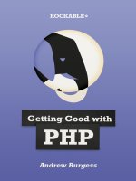 Tài liệu Geeting Good with PHP pdf