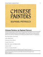 Tài liệu Chinese Painters A Critical Study ppt