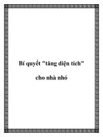 Tài liệu Bí quyết 
