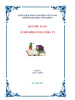 Tài liệu Tiểu luận 