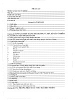 tính toán thiết kế hệ thống xử lý nước thải tại công ty dệt nhuộm sài gòn