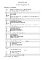 Tài liệu Di truyền học ở người docx