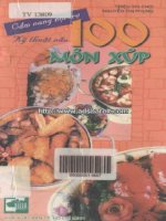 kỹ thuật nấu 100 món súp