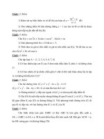 Tài liệu Đề Thi Thử Đại Học Khối A, A1, B, D Toán - Phần 15 - Đề 27 docx
