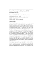 Tài liệu Query Processing in RDF/S-based P2P Database Systems ppt