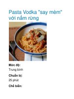 Tài liệu Pasta Vodka 