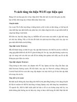 Tài liệu 9 cách tăng tín hiệu Wi-Fi cực hiệu quả ppt