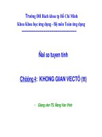 Tài liệu Toán ứng dụng - chương 4: Không gian vecto(tt) docx