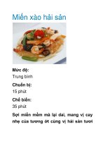 Tài liệu Miến xào hải sản pptx