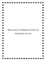 Tài liệu TIẾNG VỌNG TỪ VẺ ĐẸP QUA TUYỂN TẬP TRANH NGÔ VĂN CAO pot