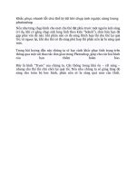 Khắc phục nhanh lỗi chủ thể bị tối khi chụp ảnh ngược sáng trong photoshop