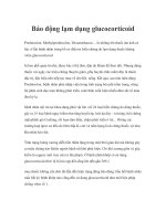 Tài liệu Báo động lạm dụng glucocorticoid doc