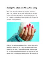 Tài liệu Hướng Dẫn Chăm Sóc Móng Mùa Đông doc