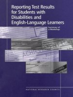 Tài liệu Reporting Test Results for Students with Disabilities and English-Language Learners ppt