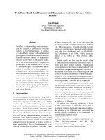 Tài liệu Báo cáo khoa học: 