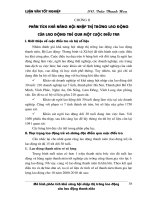 phân tích khả năng hội nhập thị trường lao động của lao động trẻ qua một cuộc điều tra