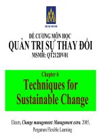 Tài liệu Quản trị sự thay đổi pptx