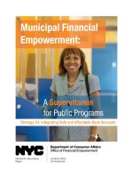 Tài liệu Municipal Financial Empowerment: A Supervitamin for Public Programs doc