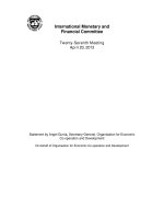 Tài liệu International Monetary and Financial Committee pdf
