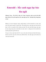 Tài liệu Emerald – Sắc xanh ngọc lục bảo lên ngôi pdf