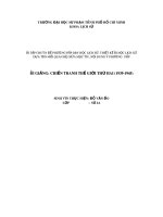 Tài liệu BÀI GIẢNG: CHIẾN TRANH THẾ GIỚI THỨ HAI pdf