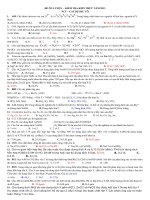 Tài liệu ĐỀ ÔN LUYỆN – KIỂM TRA KIẾN THỨC NĂM 2013 MÔN HÓA-Đề 5 pdf