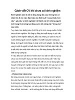 Tài liệu Cách viết CV khi chưa có kinh nghiệm doc