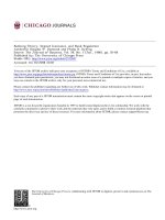 Tài liệu Banking Theory, Deposit Insurance, and Bank Regulation pptx