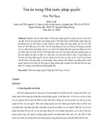 Tòa án trong nhà nước pháp quyền