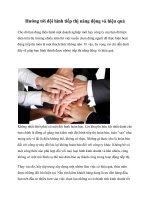 Tài liệu Hướng tới đội hình tiếp thị năng động và hiệu quả doc