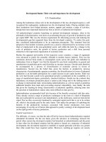 Tài liệu Development Banks: Their role and importance for development ppt