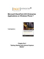 Tài liệu Microsoft SharePoint 2010 Enterprise Applications on Windows Phone 7 ppt