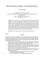 Mô hình mạng campus và ứng dụng thực tế