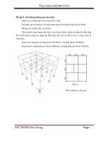 Tài liệu bài tập ứng dụng SAP - giải khung không gian docx