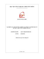 Tạo động lực cho người lao động tại công ty cổ phần đầu tư đô thị và khu công nghiệp sông đà 7