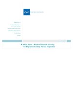 Tài liệu White Paper - Modern Network Security: The Migration to Deep Packet Inspection pptx